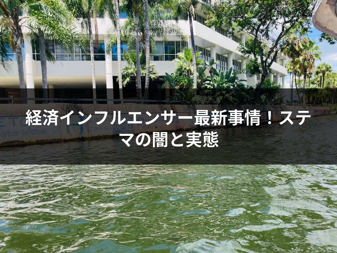 経済インフルエンサー最新事情！ステマの闇と実態